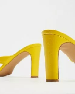 Dazie Vida Thong Heels Yellow Smooth -Sandals Sales Shop http3A2F2Fstatic.theiconic.com .au2Fp2Fdazie 0912 6167921 5