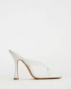 Dazie Jill Heels White Smooth