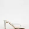 Dazie Vida Thong Heels Off White Smooth