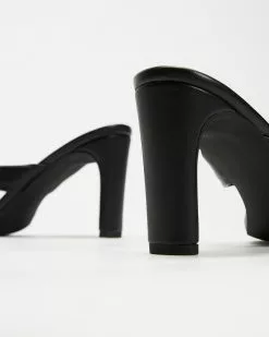 Dazie Vida Thong Heels Black Smooth -Sandals Sales Shop http3A2F2Fstatic.theiconic.com .au2Fp2Fdazie 1522 3167921 4