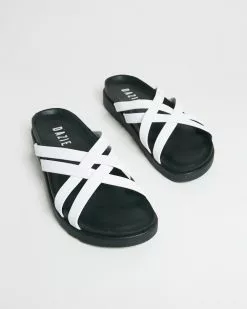 Dazie Dominique Sandals Off White Smooth