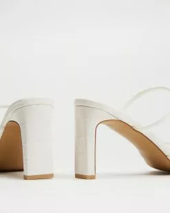 Dazie Muso Heels White Croc -Sandals Sales Shop http3A2F2Fstatic.theiconic.com .au2Fp2Fdazie 2083 3517721 4