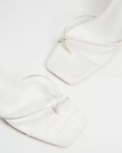 Dazie Muso Heels White Croc -Sandals Sales Shop http3A2F2Fstatic.theiconic.com .au2Fp2Fdazie 2083 3517721 5