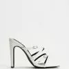 Dazie Frankie Heels White Lizard