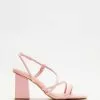Dazie Fallon Heels Pink Smooth
