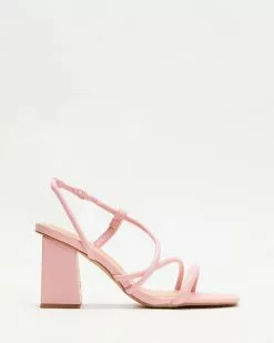 Dazie Fallon Heels Pink Smooth