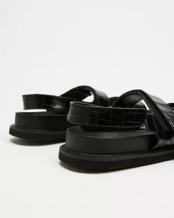 Dazie Jayden Sandals Black Croc -Sandals Sales Shop http3A2F2Fstatic.theiconic.com .au2Fp2Fdazie 2356 3487011 3