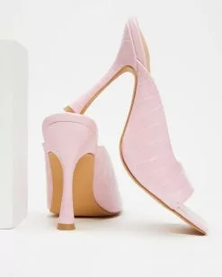 Dazie Faris Heels Pink Croc -Sandals Sales Shop http3A2F2Fstatic.theiconic.com .au2Fp2Fdazie 2409 3990621 4