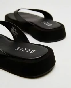 Dazie Phoenix Thongs Black Smooth -Sandals Sales Shop http3A2F2Fstatic.theiconic.com .au2Fp2Fdazie 3013 8790621 5