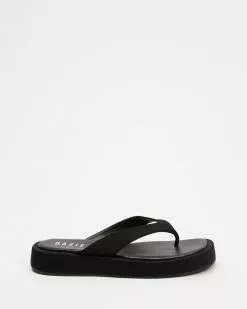 Dazie Phoenix Thongs Black Neoprene -Sandals Sales Shop http3A2F2Fstatic.theiconic.com .au2Fp2Fdazie 3073 0890621 3