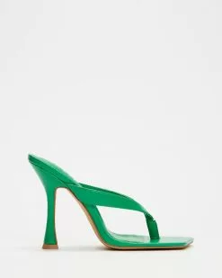 Dazie Jill Heels Green Smooth
