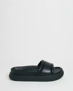 Dazie Hailey Slides Black Smooth -Sandals Sales Shop http3A2F2Fstatic.theiconic.com .au2Fp2Fdazie 3764 4938821 3