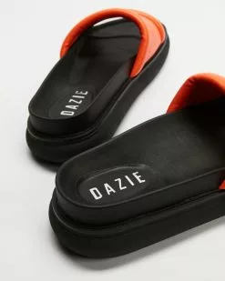 Dazie Hailey Slides Orange Smooth -Sandals Sales Shop http3A2F2Fstatic.theiconic.com .au2Fp2Fdazie 3773 6609931 3