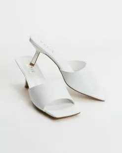 Dazie Delilah Mules White Smooth -Sandals Sales Shop http3A2F2Fstatic.theiconic.com .au2Fp2Fdazie 4687 8167921 4