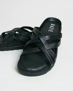 Dazie Dominique Sandals Black Smooth -Sandals Sales Shop http3A2F2Fstatic.theiconic.com .au2Fp2Fdazie 4715 4724231 4