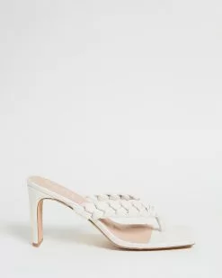 Dazie Fia Heels Off White Smooth