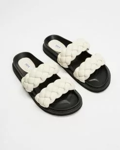 Dazie Jerri Sandals White Smooth