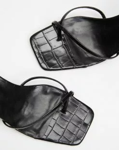 Dazie Muso Heels Black Croc -Sandals Sales Shop http3A2F2Fstatic.theiconic.com .au2Fp2Fdazie 5277 5517721 5
