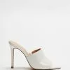 Dazie Fern Heels White Patent Pu