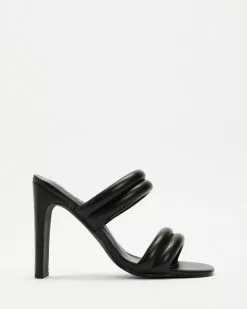 Dazie Fara Heels Black Smooth