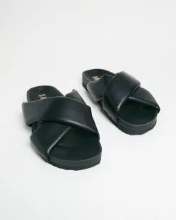Dazie Maisie Sandals Black Smooth