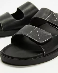 Dazie Upton Slides Black Smooth -Sandals Sales Shop http3A2F2Fstatic.theiconic.com .au2Fp2Fdazie 6852 6117921 4