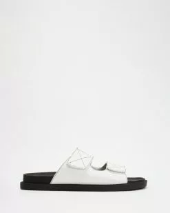 Dazie Upton Slides White Smooth -Sandals Sales Shop http3A2F2Fstatic.theiconic.com .au2Fp2Fdazie 6873 5117921 2