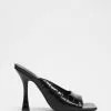 Dazie Faris Heels Black Croc