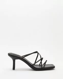 Dazie Tobin Heels Black Smooth