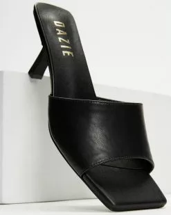 Dazie Delilah Mules Black Smooth -Sandals Sales Shop http3A2F2Fstatic.theiconic.com .au2Fp2Fdazie 7831 7167921 3