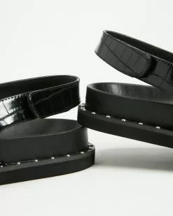 Dazie Josiah Sandals Black Croc -Sandals Sales Shop http3A2F2Fstatic.theiconic.com .au2Fp2Fdazie 7908 6790621 4