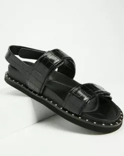 Dazie Josiah Sandals Black Croc -Sandals Sales Shop http3A2F2Fstatic.theiconic.com .au2Fp2Fdazie 7908 6790621 5