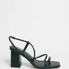 Dazie Fallon Heels Black Smooth