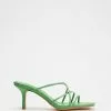 Dazie Tobin Heels Green Smooth