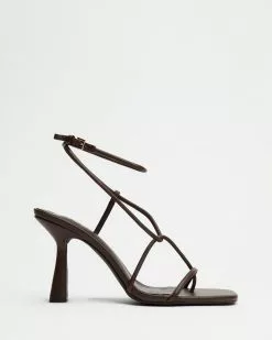 Dazie Marrick Heels Chocolate Smooth