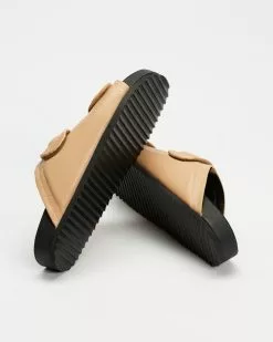 Dazie Rosco Slides Camel Smooth -Sandals Sales Shop http3A2F2Fstatic.theiconic.com .au2Fp2Fdazie 9341 8624231 3