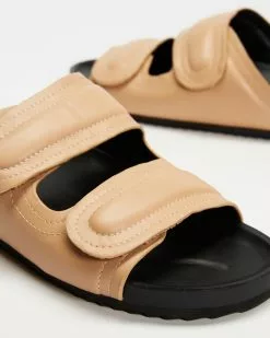 Dazie Rosco Slides Camel Smooth -Sandals Sales Shop http3A2F2Fstatic.theiconic.com .au2Fp2Fdazie 9341 8624231 4