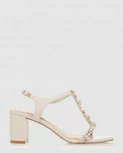 Dune London Magenta Ecru