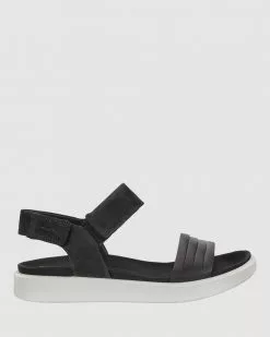 ECCO Flowt Women's Flat Sandals BLACK/BLACK