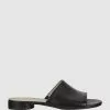 ECCO Women's Flat Slide Sandals II BLACK