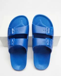 Freedom Moses Slides - Unisex Blue