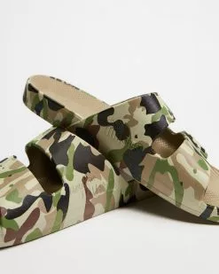 Freedom Moses Slides - Unisex Army Khaki -Sandals Sales Shop http3A2F2Fstatic.theiconic.com .au2Fp2Ffreedom moses 2850 2194411 3