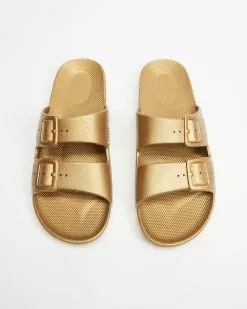 Freedom Moses Slides - Unisex Goldie