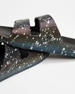 Freedom Moses Slides - Unisex Black Splatter -Sandals Sales Shop http3A2F2Fstatic.theiconic.com .au2Fp2Ffreedom moses 4659 5194411 4