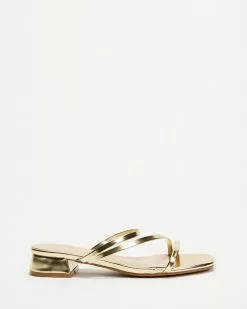 Freelance Shoes Olivia Sandals Gold