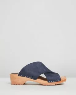 Funkis 650 Jonna Clog Low Navy Suede