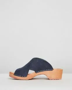 Funkis 650 Jonna Clog Low Navy Suede -Sandals Sales Shop http3A2F2Fstatic.theiconic.com .au2Fp2Ffunkis 1740 909989 3