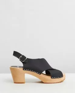 Funkis 950 Eva High Clogs Black Nubuck
