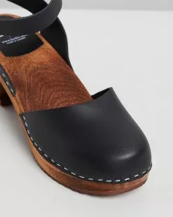 Funkis 910 Ester Clog High Black Veggie with Brown Base -Sandals Sales Shop http3A2F2Fstatic.theiconic.com .au2Fp2Ffunkis 7655 418578 4