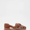 Human Premium Cagey Flats Chestnut
